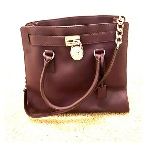 Michael Kors Deep Purple Large Satchel